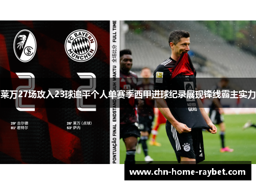 莱万27场攻入23球追平个人单赛季西甲进球纪录展现锋线霸主实力 莱万27场攻入23球追平个人单赛季西甲进球纪录展现锋线霸主实力
